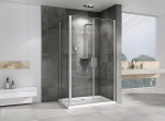 Душевой уголок ABBER Sonnenstrand AG04100C-S85 100x85 стекло прозрачное/профиль хром