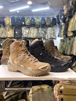 Ботинки тактические Vaneda V-Clutch Pro Mid Dry-Tex бежевые демисезонные