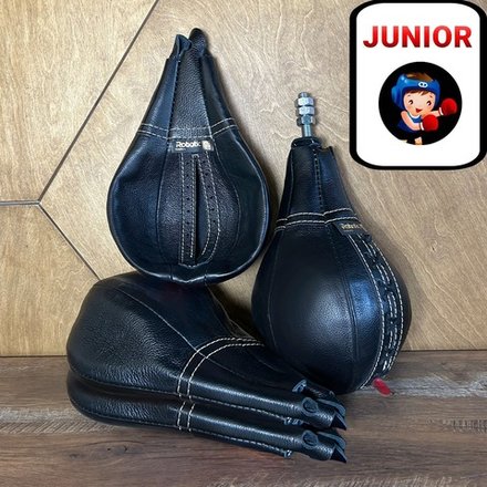 Кожаный чёрный чехол для груши силомера Junior