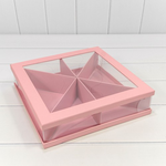 Коробка сборная 30х30х7 см (Розовый)