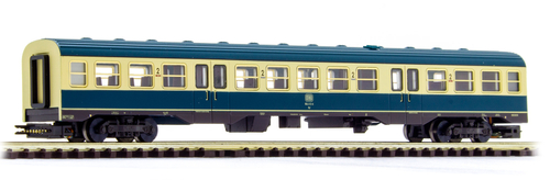 Пассажирский вагон 624 DB IV, синий/бежевый