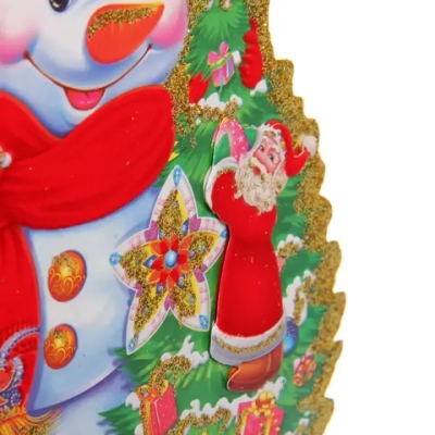 Плакат «Снеговичек» 23 см