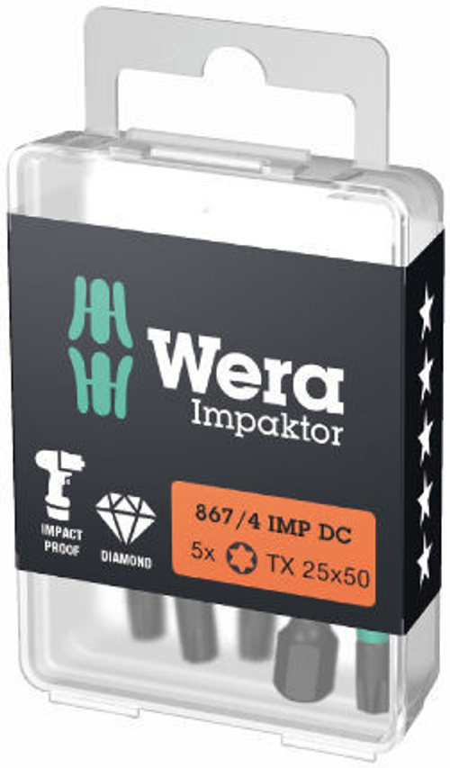 Бита ударная TORX 25 x 50 мм WERA 05057665001/1