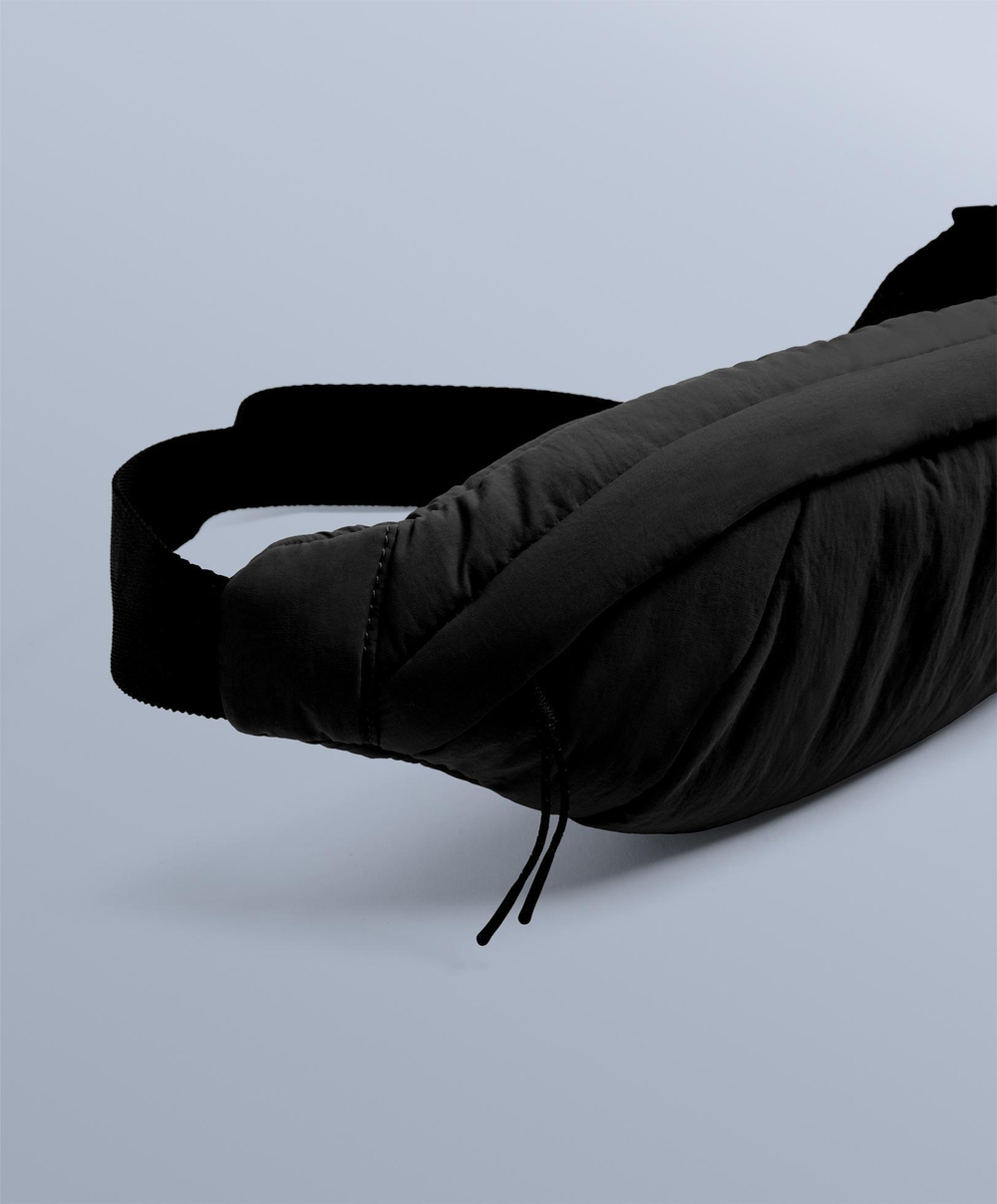 OYSHO Водонепроницаемая нейлоновая поясная сумка, черный