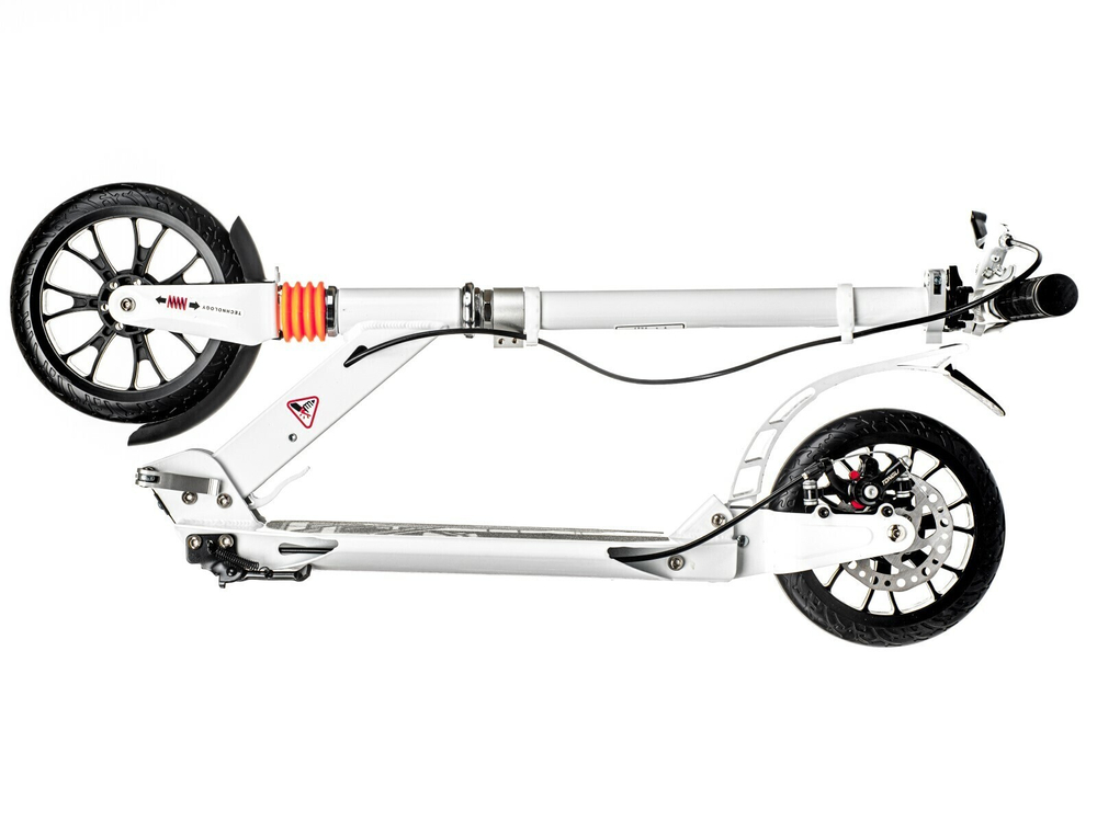 Городской самокат Urban Scooter Disc Wing бело-черный