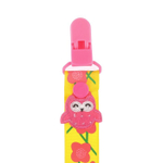 2792855 Держатель для пустышки, ниблера «Совушка» на ленте, МИКС