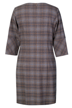 Платье женское 1390Аг, клетка #406Кл051390Аг
