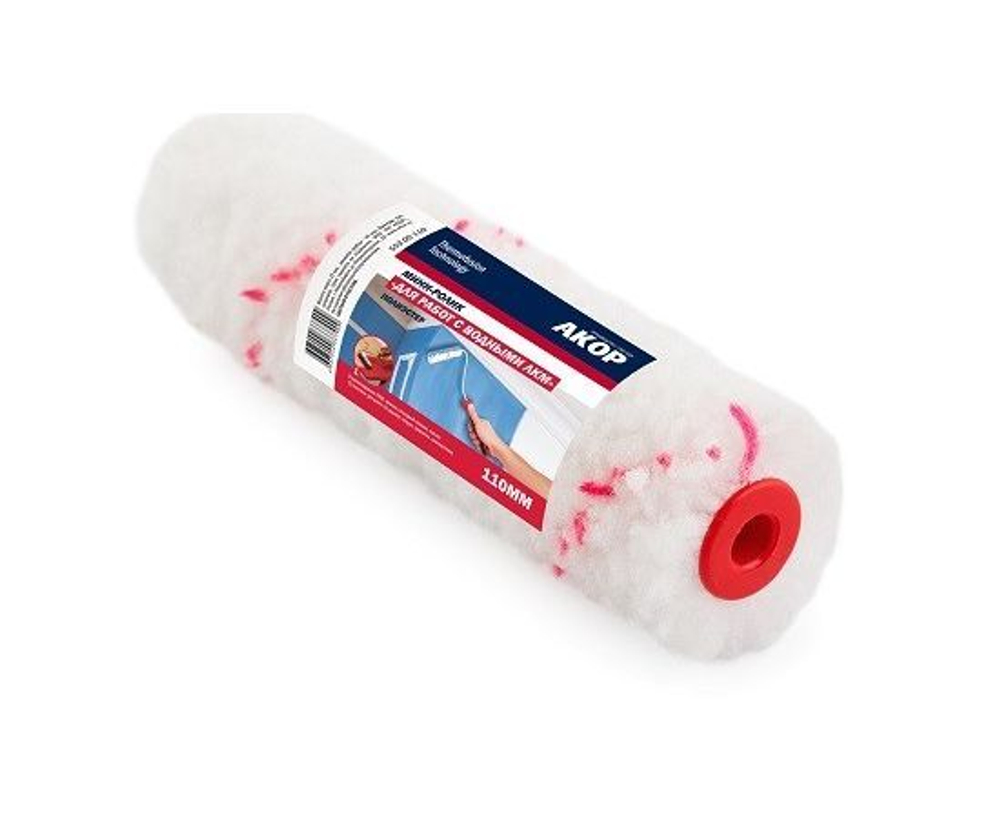 Мини-ролик для работ с водные краски, 110 мм, ворс 13 мм