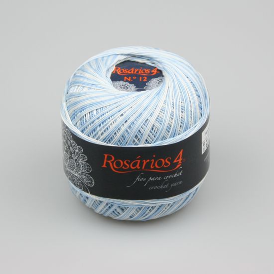 Пряжа ROSARIOS 4 Хлопок мерсеризованный принт № 12 (100% мерсеризованный хлопок)