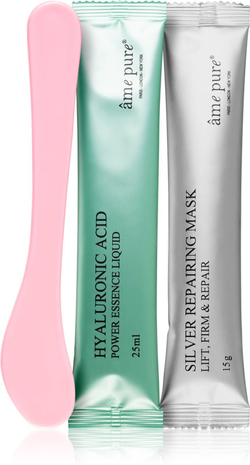 âme pure Jelly Glow Rubber Mask Silver - гелевая маска-пленка для зрелой кожи /  25 ml + 15  g  / GTIN 5060539991663