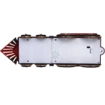 Сувенир с подсветкой «Волшебное путешествие» 31,4*9,8*17 см, 8 мелодий, подсветка, эффект снегопада (работает от 3*АА, USB)