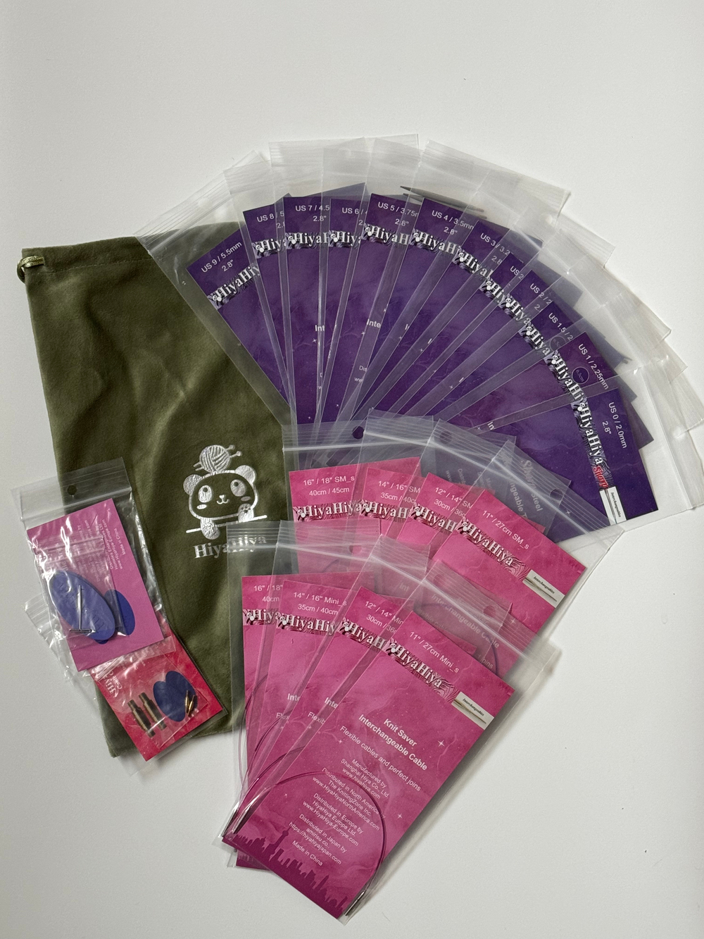 Набор острых мини спиц Sharp 2,0-5,5 мм