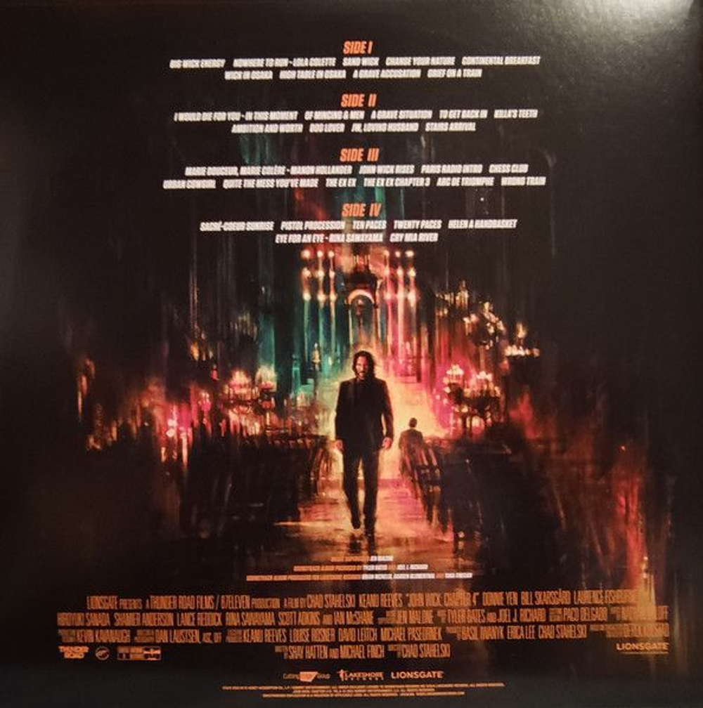 Виниловая пластинка Tyler Bates And Joel J. Richard John Wick Chapter 4