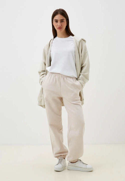 Объемные брюки-джоггеры с начесом