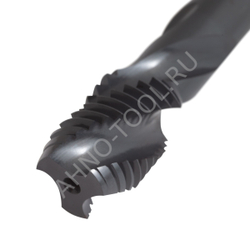 Метчик м/р М16х2,0 Р6М5/М2 DIN376 BLACK OXIDE, с винтовой канавкой, ТОЧИНТЕХ