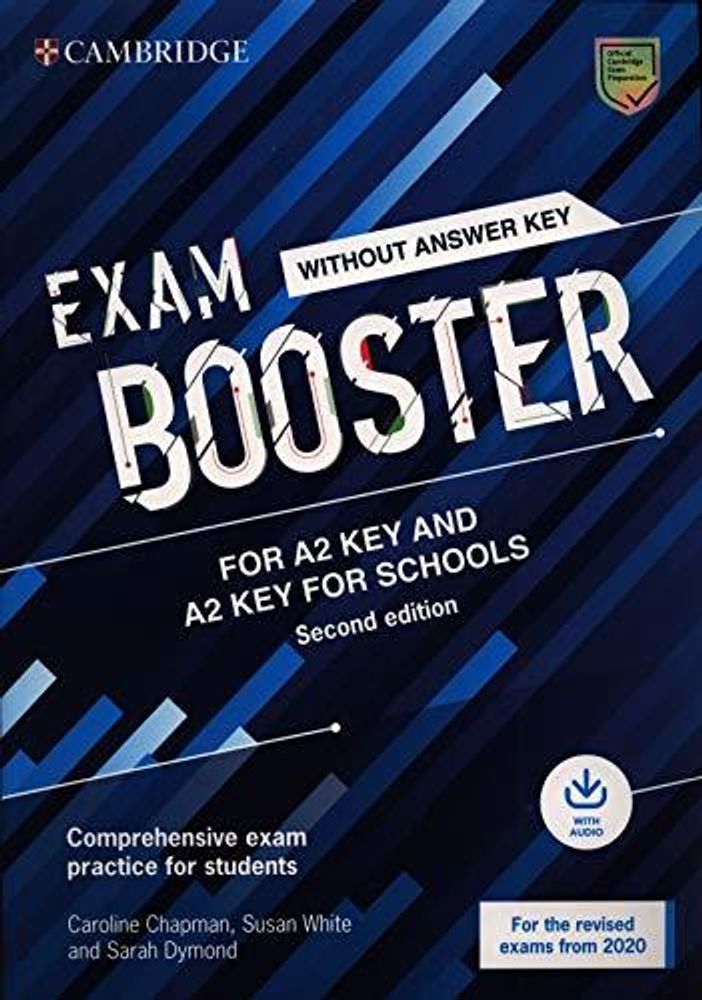 Exam Booster A2 Key and Key for schools SB no Ans Key +  Audio (2020 Exams format)