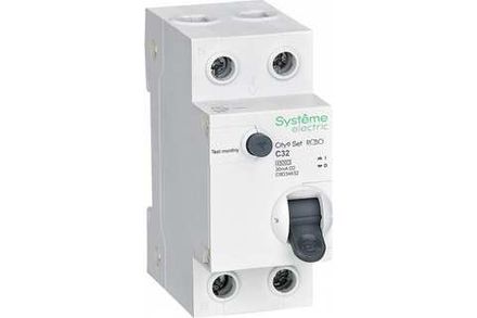 Выключатель дифференциального тока Systeme Electric City  1P+N С  32А