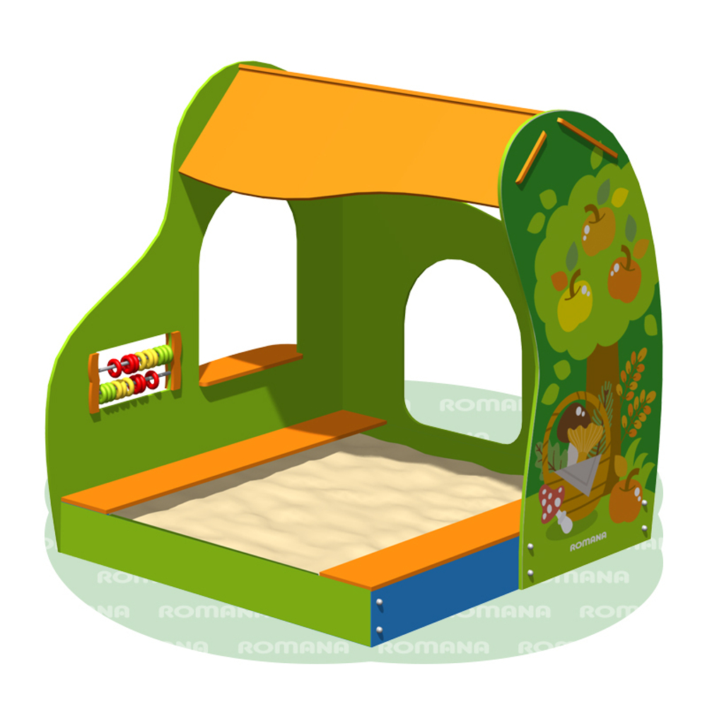 Песочница "Домик" Romana 109.36.00-01