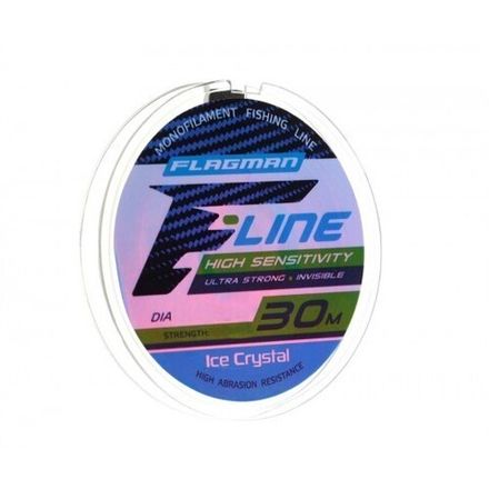 FLAGMAN Леска F-Line Ice Crystal 30м 0,12мм