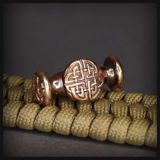 Замок - клевант "Норд" для браслета , бронза