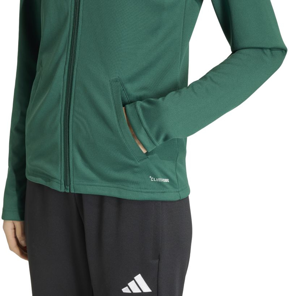 Женская Кофта теннисная Adidas Entrada 26 - dark green