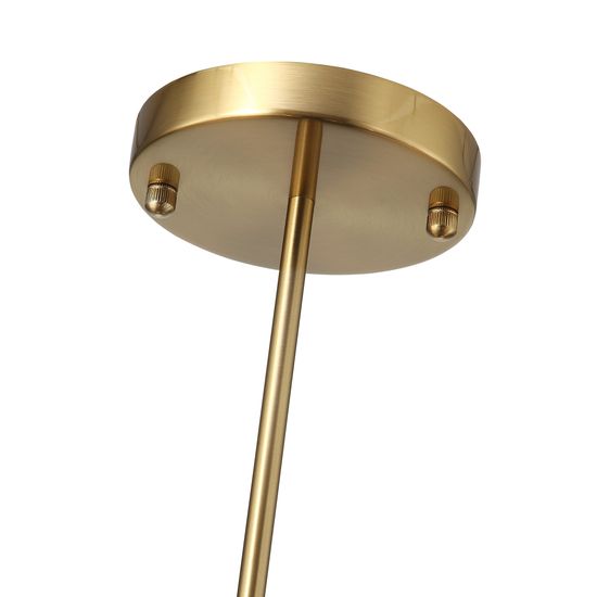 SL1404.303.06 Люстра подвесная ST-Luce Латунь/Прозрачный E14*6 40W BLACK+BRASS