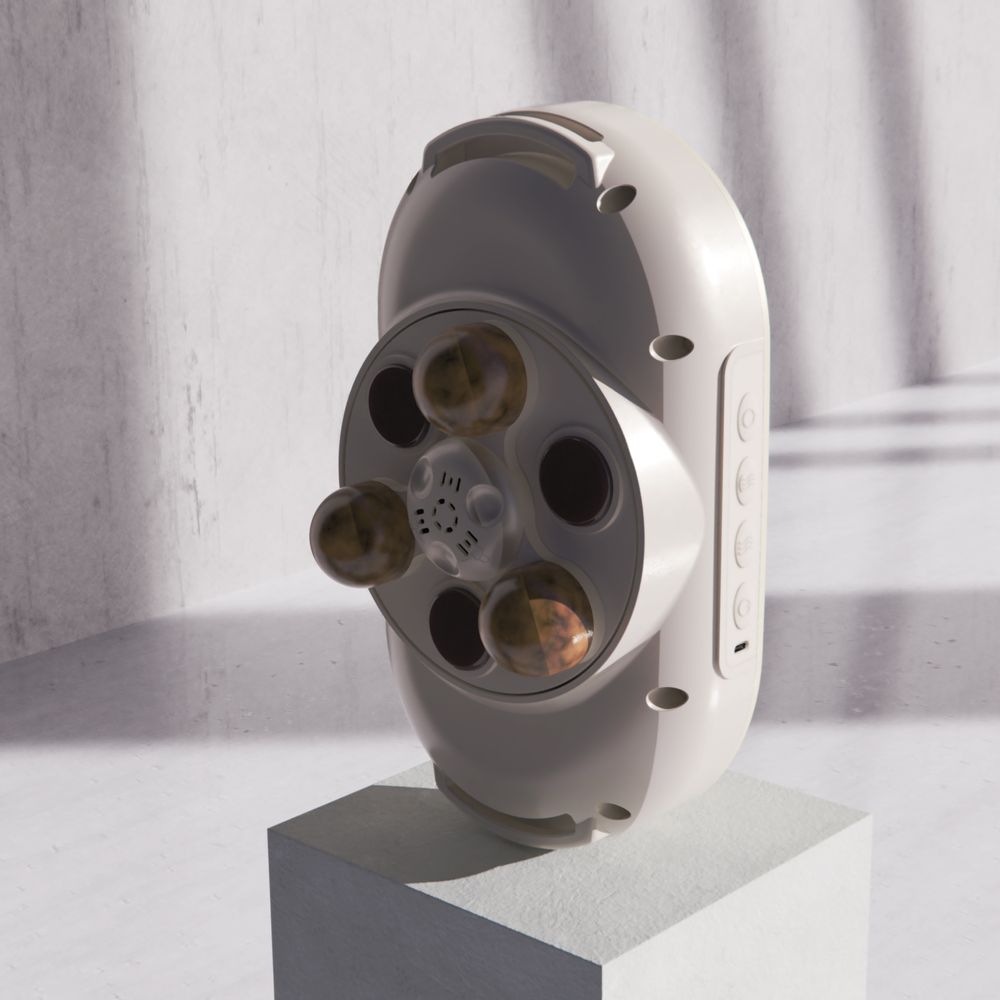 Вибромассажер для мышц кора и поясницы с функцией нагрева DFC VM-SQ-S1