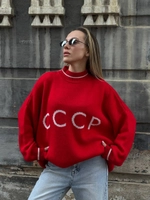 Свитер СССР, красный