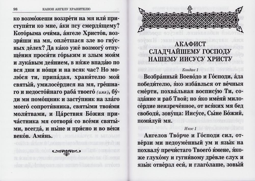 Вонми гласу моления моего. Православный молитвослов. Крупный шрифт