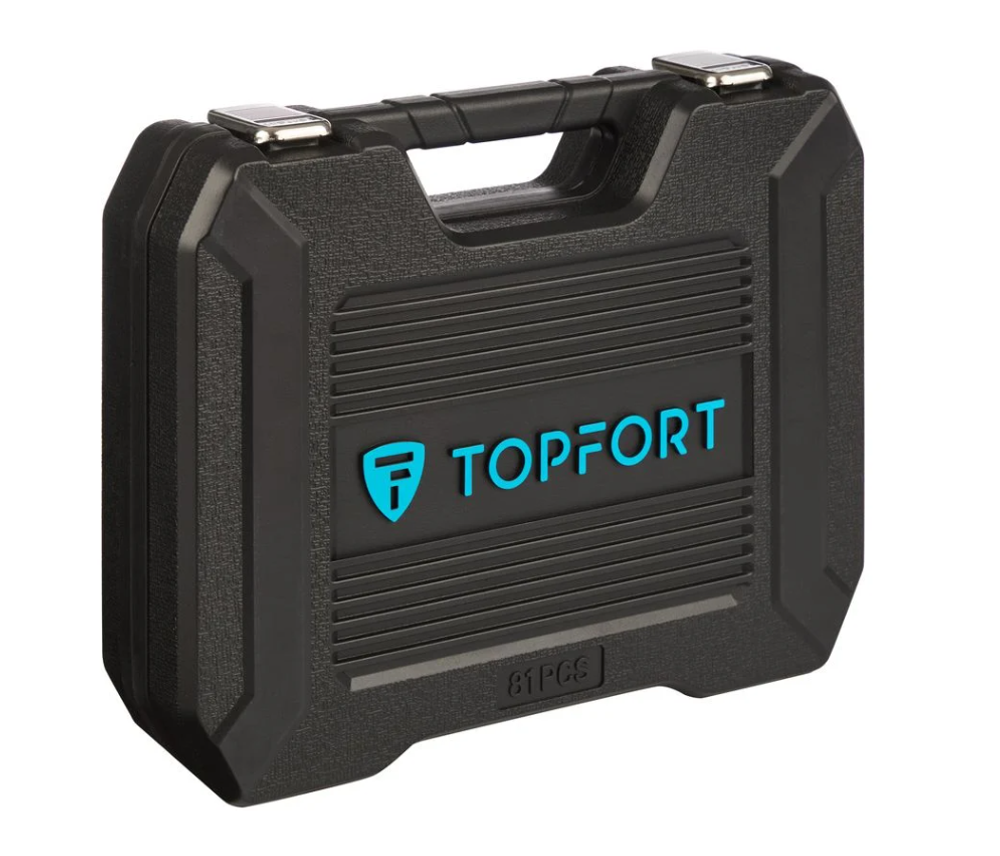Набор инструмента TOPFORT 81 предметов 1/4" и 1/2" 1975957