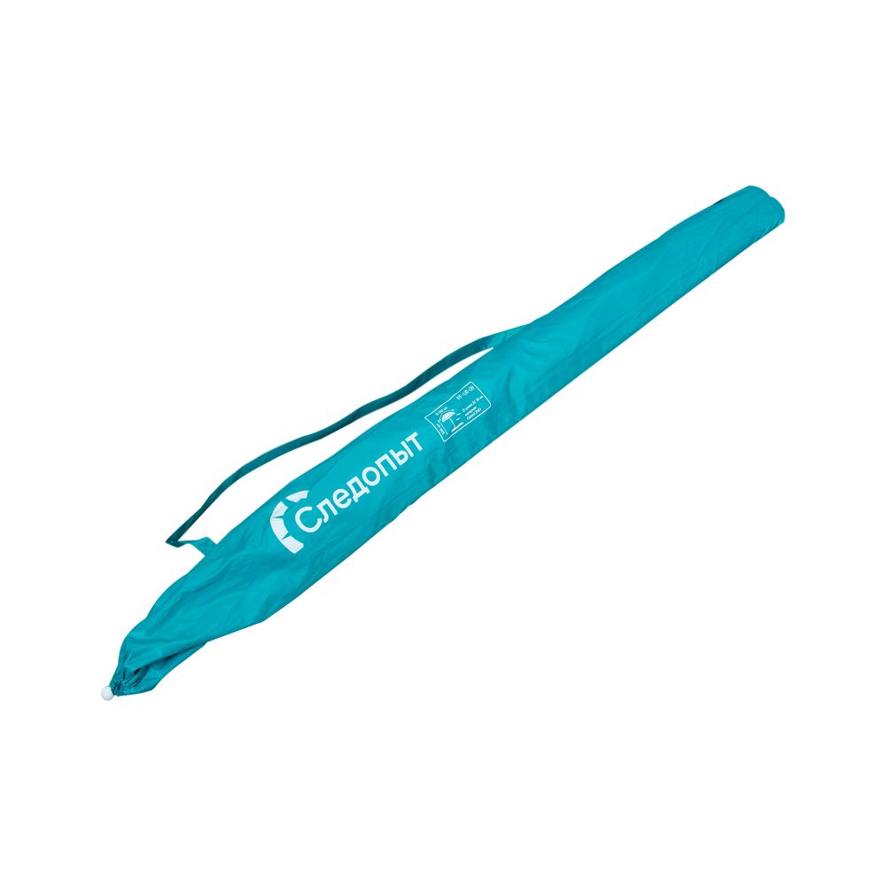 Зонт пляжный СЛЕДОПЫТ прямой, d - 210см, h - 220см, d штока 22/25мм, Oxford 210D, цв. бирюзовый/10/