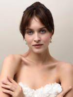 Серьги "Lollipops" Green Silver