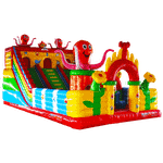 Коммерческий надувной батут "Осьминожье царство 2"