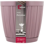 Горшок для цветов пластиковый 6,5л d-24см «BARCELONA» морозная слива