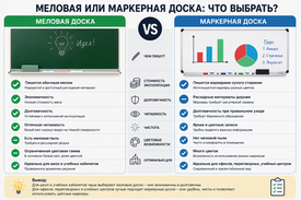 Меловая или маркерная доска: какую лучше выбрать?