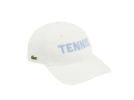 Теннисная кепка Lacoste Embroidered Cotton Twill - flour/aphylla