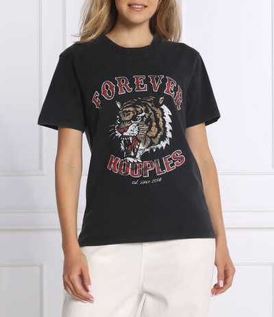 футболка The Kooples - черный(FTSC25020K)