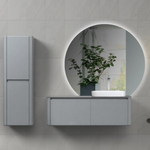 Тумба с раковиной Black&White Universe 120 см U915.1200 R glossy light grey
