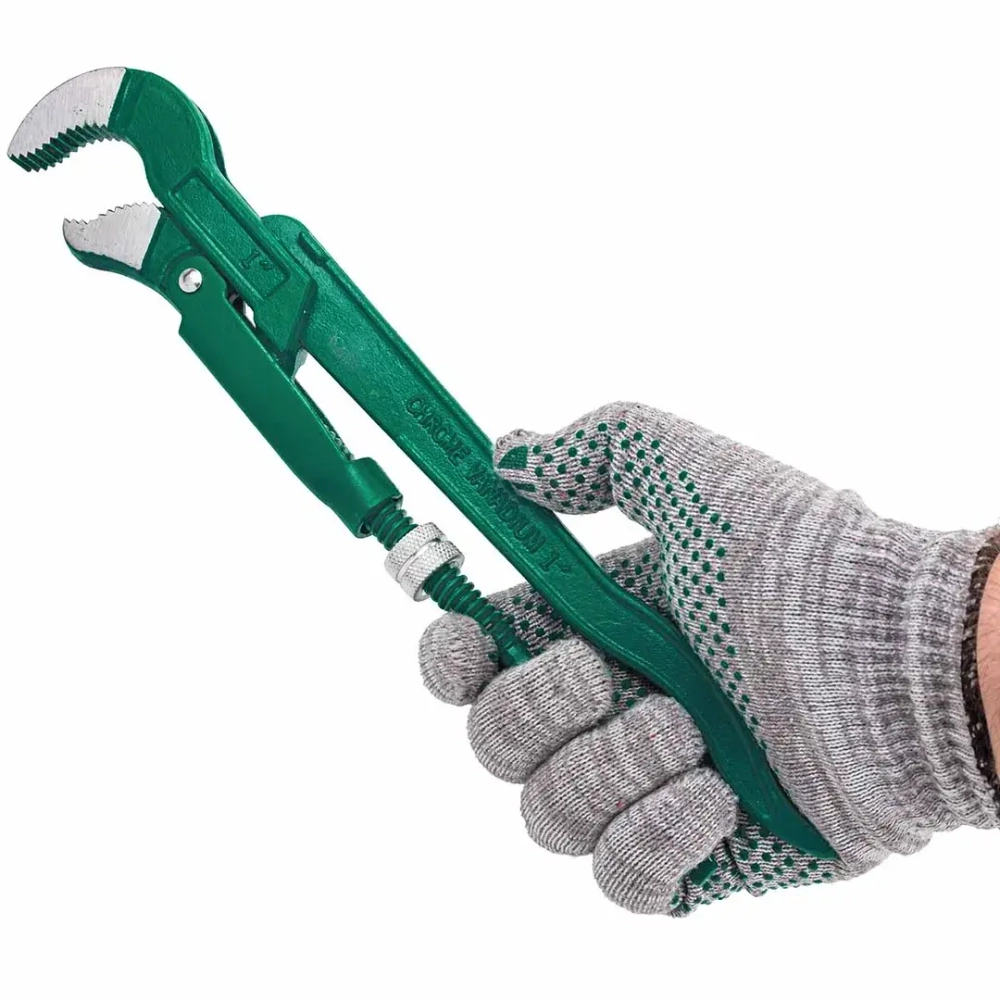 Ключ газовый 1''45° (захват S-образный:50мм) RockForce##Rock FORCE RF-684C14(к.26489)