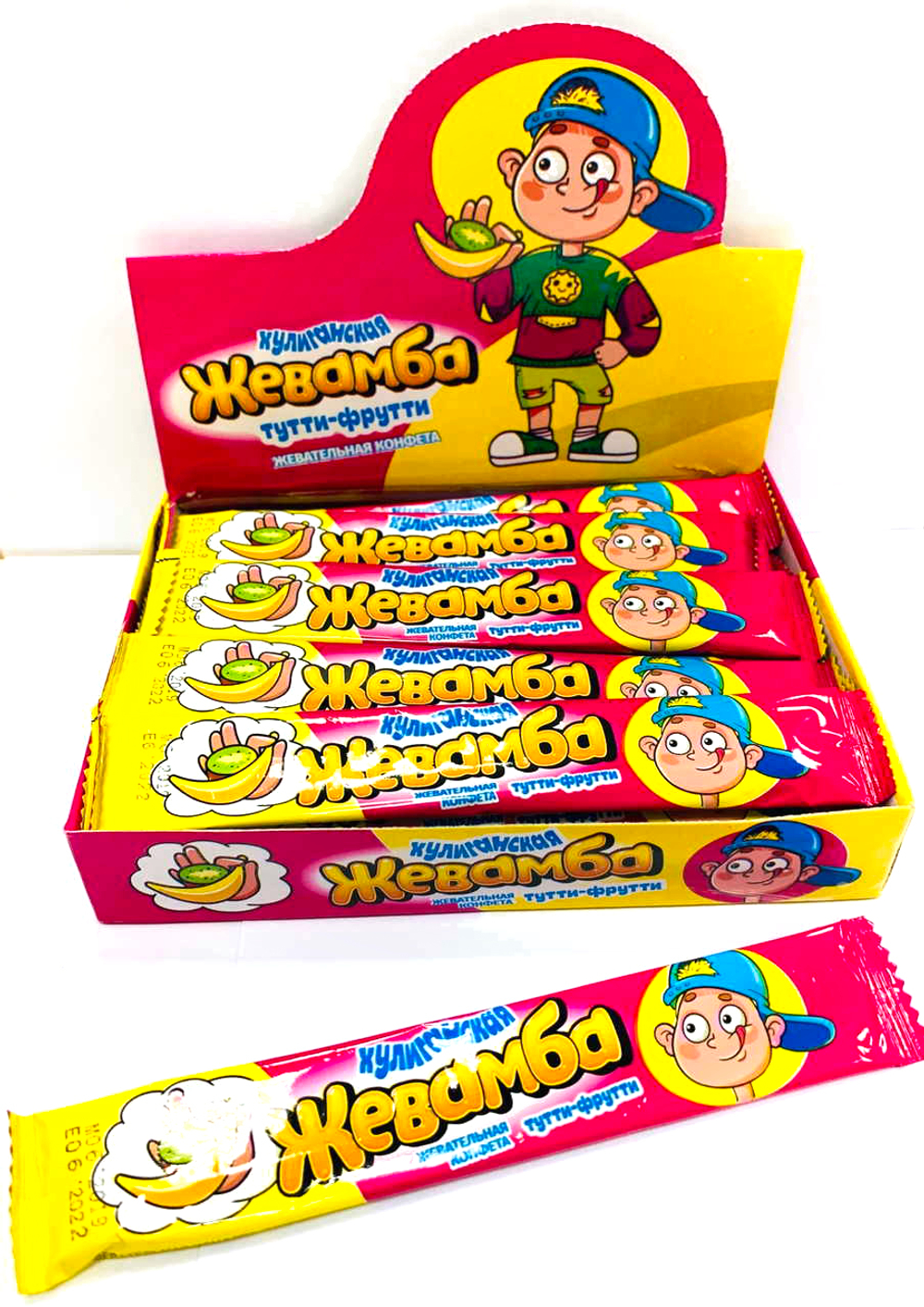 Жев. конф. "Хулиганская Жевамба" тутти-ф. 24*24шт 12г