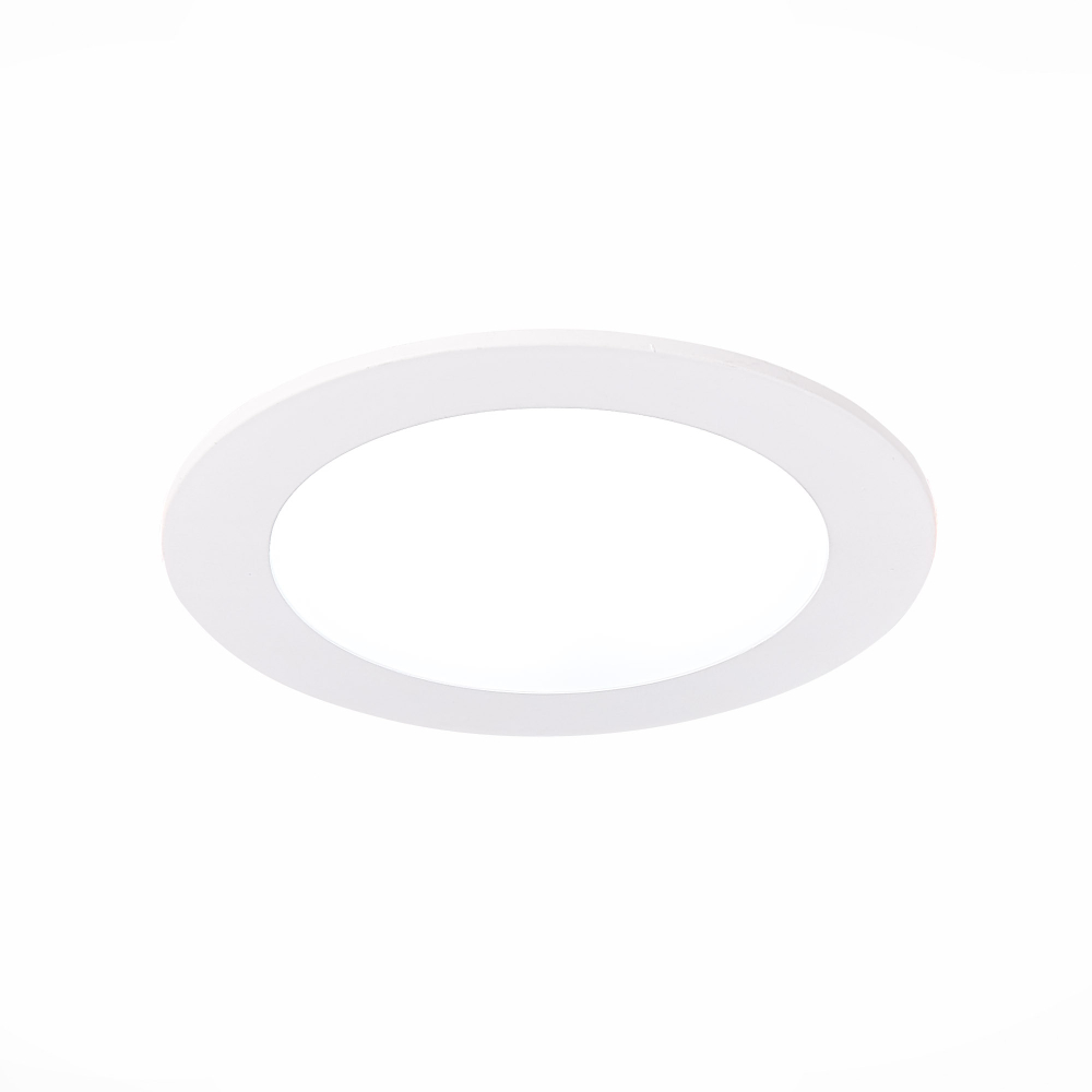ST212.508.10 Св-к встр. Белый LED 1*10W 3000K/4000K/6000K 850Lm Ra80 110° IP20 D120xH30 220-240V Встраиваемые светильники