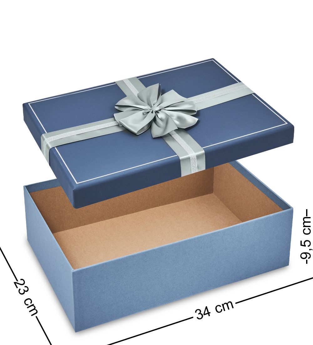 WF-179-B Набор коробок из 3 шт, синий/голубой