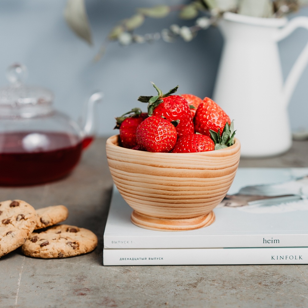 Деревянная чаша пиала Art of Siberia из древесины сибирского кедра T85