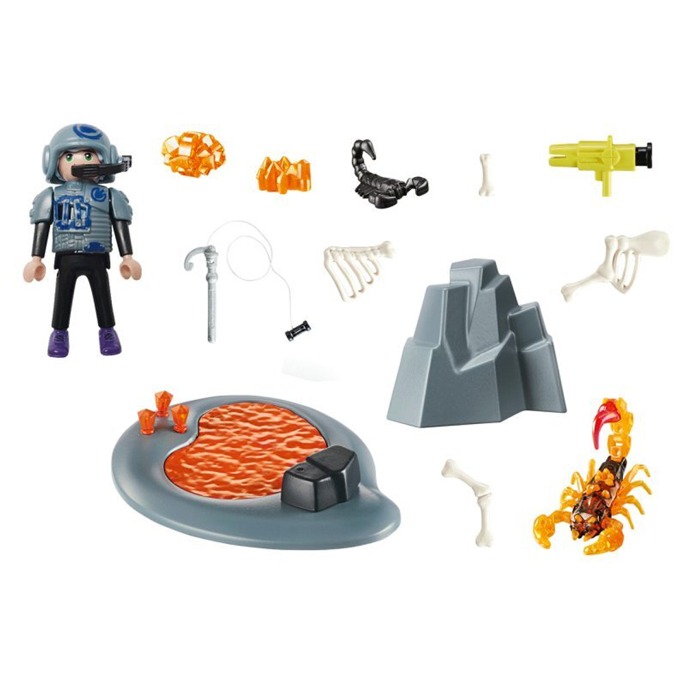 Playmobil - Стартовый набор «Борьба с огненным скорпионом» 70909