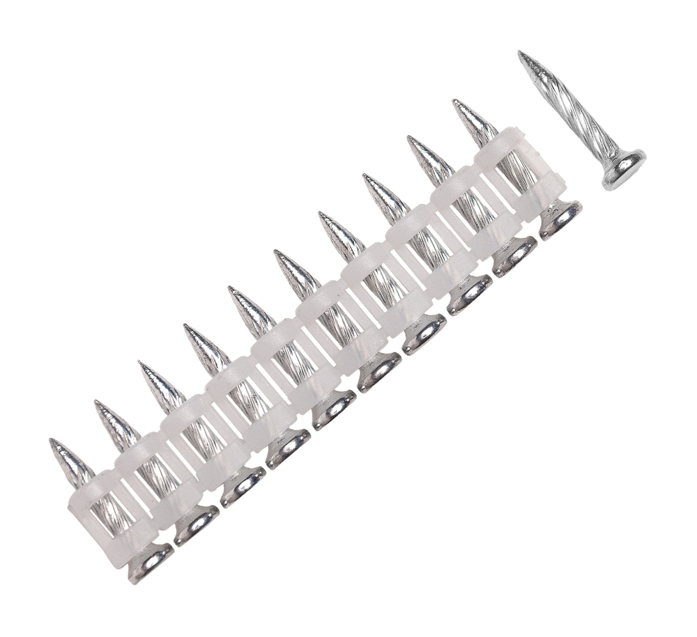 Гвозди 2.7*22 мм для металла и непрочного бетона винтовые с кованым наконечником(1000 шт/уп) FEDAST