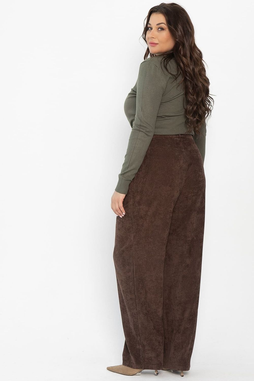 Брюки вельветовые Брауни (коричневые) Б14442-25М LT Collection