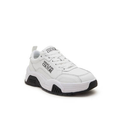 Кожаные кроссовки Versace Jeans Couture - белый(75VA3SF4ZP311)