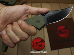 Нож Cold Steel Espada M (Medium) - зеленая рукоять, черный клинок RK/Н77