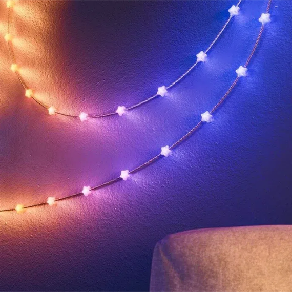 Умная гирлянда Twinkly Candies Stars RGB 100 (TWKS100RGB-T)