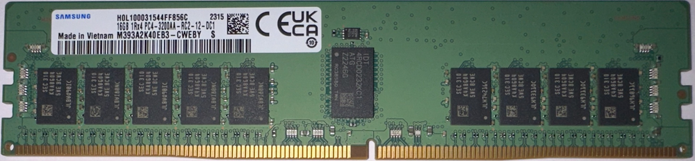Оперативная память Samsung M393A2K40EB3-CWEBY 16 Гб